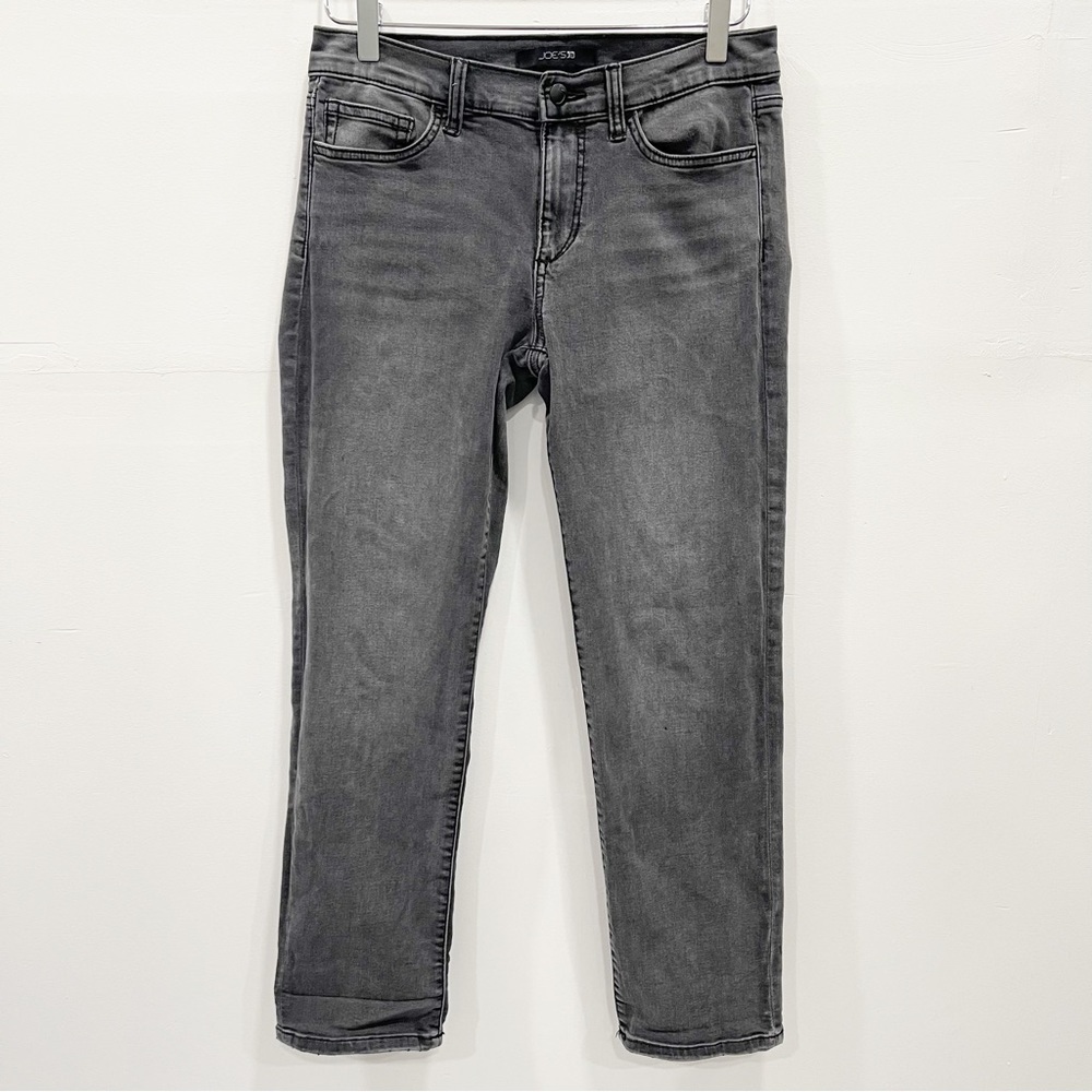 Joe’s Straight Crop Denim Jeans Women’s 26 Cotton Blend Washed Black